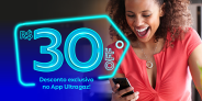Cupom com R$ 30 de desconto na compra de recarga de gás pelo aplicativo da Ultragaz