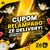 Cupom de 40% acima de R$ 50 com desconto máximo de R$ 20 no Zé Delivery