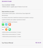 Vivo Controle 109GB de internet por apenas R$ 34,99