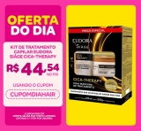 Kit de Tratamento Capilar Eudora Siàge Cica-therapy Shampoo e Máscara