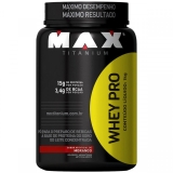 Whey Pro 1Kg – Morango – Max Titanium