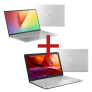 Notebook VivoBook X512FJ-EJ226T Prata Metálico + Notebook X543MA-GO595T Prata Metálico